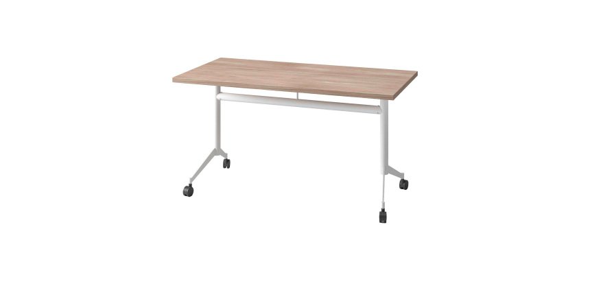 Table rabattable Polly L 140 x P 70 cm plateau orme