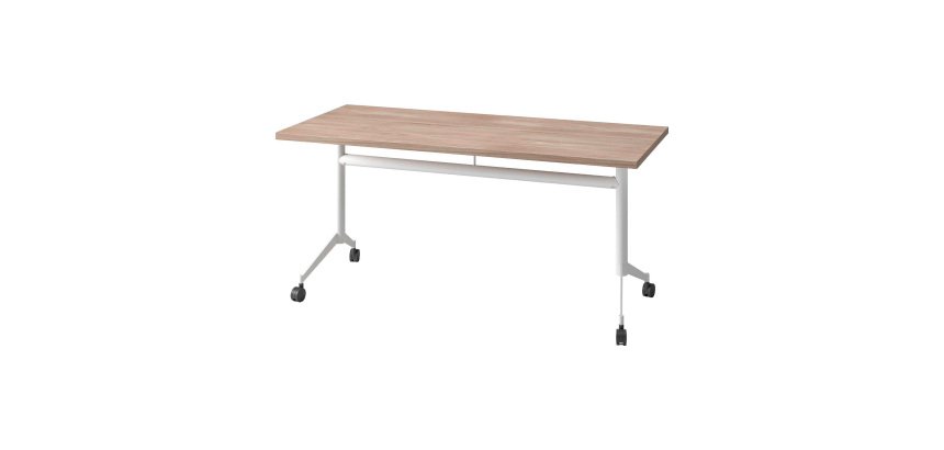 Table rabattable Polly L 160 x P 70 cm plateau orme