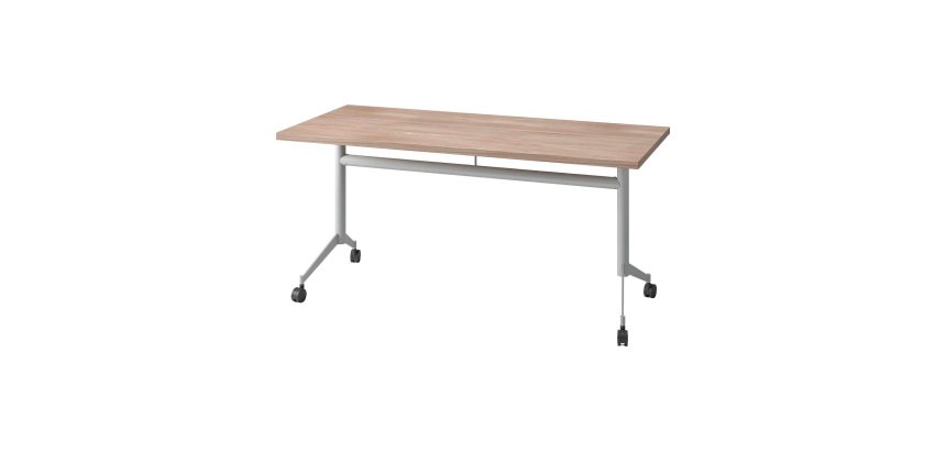Table rabattable Polly L 160 x P 70 cm plateau orme