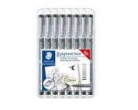 Pack mit 5 Pigment Linern 308 Staedtler + 3 gratis