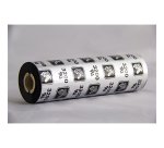 Caja 12 rollos cinta de transferencia térmica Zebra con cera interior 110 mm  x 74 m x Ø 12,7 mm