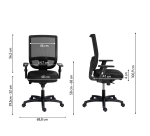 Chaise de bureau NAO - dossier maille
