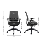 Office chair Atlas mesh back