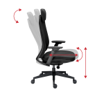 Chaise de bureau Garvey dossier maille avec têtière