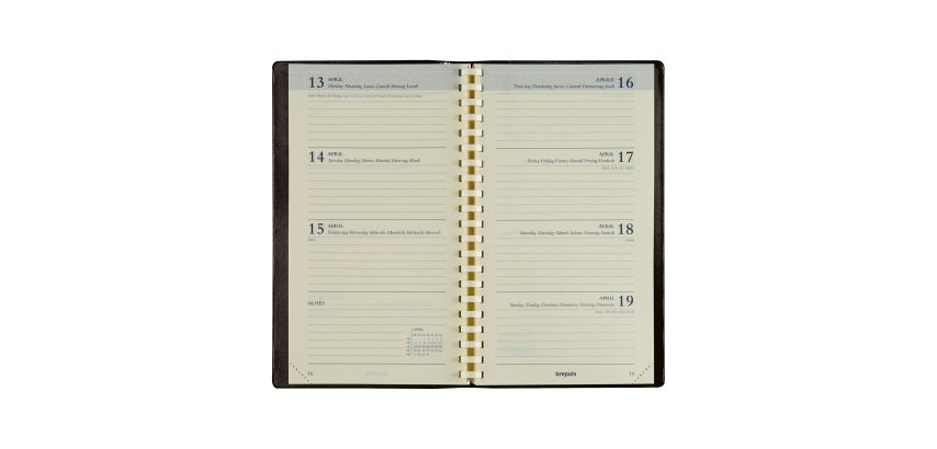 Weekly Planner Interplan Brepols 2027