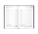 Agenda carré Perpétuel Recette-Dépense journalier - 21,4 x 14 cm