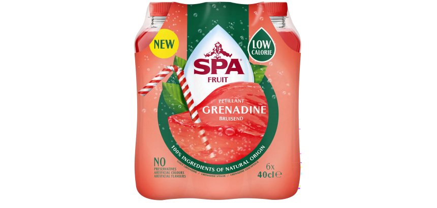 Spa Frucht Granatapfel - Sprudelnd 40 cl - 24 Flaschen