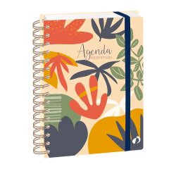Quo Vadis - Agenda perpétuel - Spiralé - Semainier Horizontal - Français - Eterny - Multicolore - Perpétuel - 15x21 cm