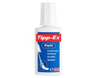 Correcteur liquide blanc flacon Tipp-Ex Rapid contenance 20 ml