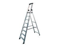 Scala apribile STP Issima per uso industriale e domestico in alluminio, 8 gradini