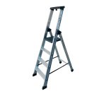 Scala apribile STP Issima per uso industriale e domestico in alluminio, 4 gradini