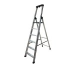 Scala apribile STP Issima per uso industriale e domestico in alluminio, 6 gradini