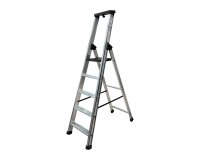 Scala apribile STP Issima per uso industriale e domestico in alluminio, 5 gradini