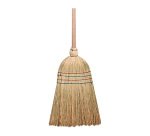Scopa a 3 fili con manico in legno faggio naturale - 10 pz