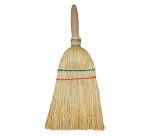 Scopetta a 2 fili con manichetto in legno naturale - 50 pz