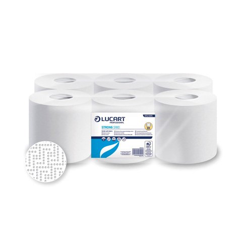 Bobinas secamanos Lucart STRONG S180 - pack de 6 rollos