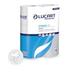 Papel higiénico doméstico Lucart STRONG 40 doble capa 38,5m - film de 6 rollos
