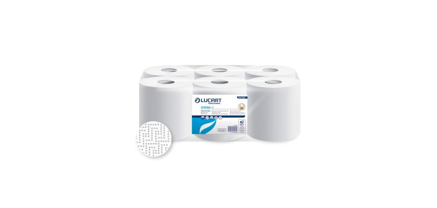 Bobinas secamanos Lucart STRONG S1- pack de 6 rollos