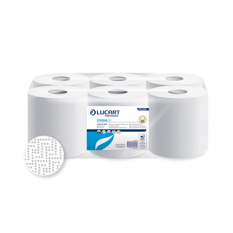 Bobinas secamanos Lucart STRONG S1- pack de 6 rollos