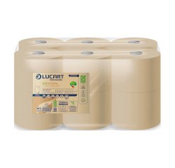 Papel higienico Lucart EcoNatural L-ONE Mini 180 - pack de 12 rollos