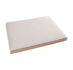 Embossed glazed paper placemat Tiss Lack 30 x 40 cm, white - Pack of 500