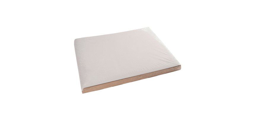 Set de table en papier gaufré glacé Tiss Lack  30 x 40 cm,  blanc - Barquette de 500