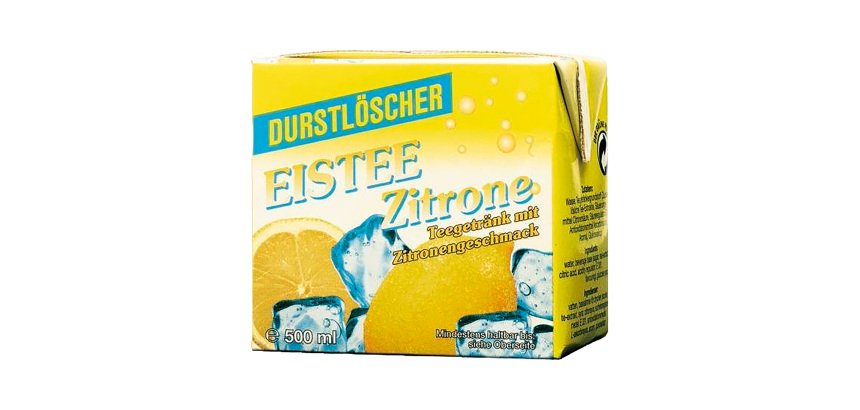 Boisson rafraîchissante thé glacé goût citron
