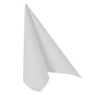 Table napkin in non-woven cotton wool Royal Collection 40 x 40 cm white - Pack of 50