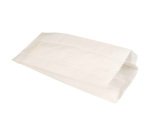 Sachet à soufflet en papier blanc 21 x 10 x 5 cm - Lot de 1000