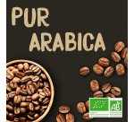 Café en grain Naturela Bio pur arabica intense - paquet de 1 kg