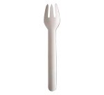 Fourchette en papier  blanc - Lot de 100