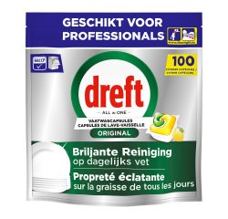 Dreft Pro Original Lemon dishwashing - Bag of 100 capsules