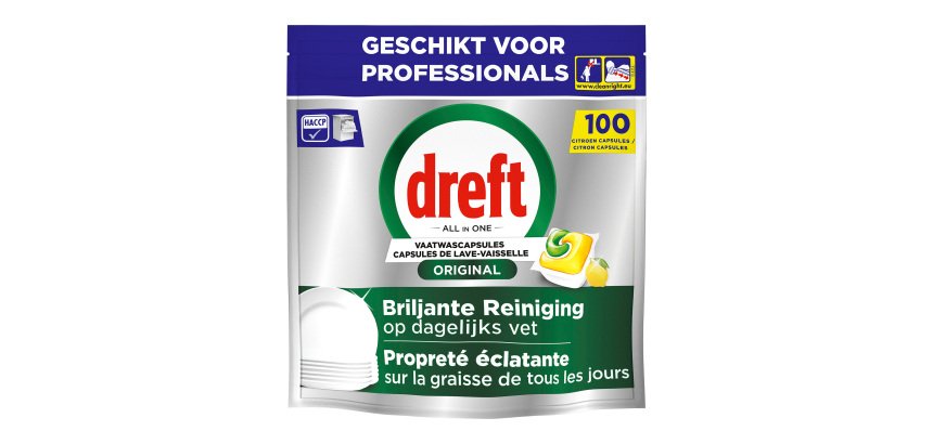Dreft Pro Original Lemon dishwashing - Bag of 100 capsules