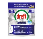Dreft Pro Platinum regular All in 1 dishwashing - Bag of 81 capsules