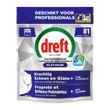 Dreft Pro Platinum regulär All in 1 Geschirr - Beutel 81 Kapseln