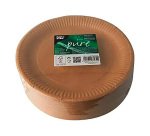 Bord in karton Ø 23 cm Pure - set van 100 stuks