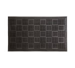 Rubberen mat met noppen zwart 70 x 40 cm.
