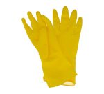 Gants vaisselle L'Eclatant latex jaune seconde peau - La paire, taille S/M