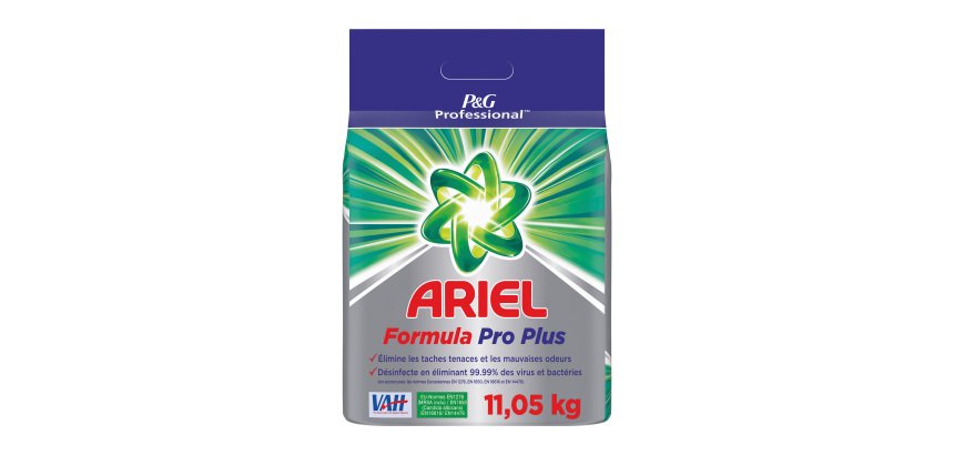 Lessive poudre Ariel Formula Pro Plus - 647 lavages - Sac de 11 kg