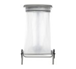 Support de sacs poubelles roulant 50 Litres Collecroule Rossignol, gris
