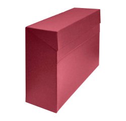 Caja de transferencia Milskin A4 fondo normal lomo 11 cm rojo
