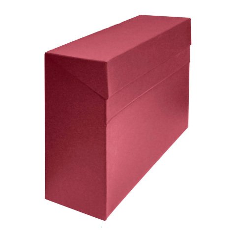 Caja de transferencia Milskin A4 fondo normal lomo 11 cm rojo