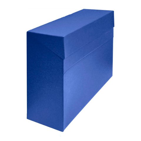 Caja de transferencia Milskin A4 fondo normal lomo 11 cm azul