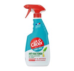 Nettoyant anti bactérien sans javel La Croix huile essentielle de sauge - Spray de 500 ml