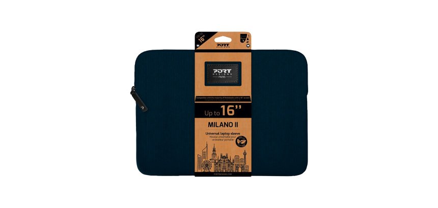 Housse Milano Eco pour ordinateur 16'',  en velours