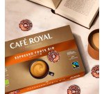 Koffiecapsule Café Royal Professionnel Espresso Forte Bio - doos van 50 - compatibel met Nespresso Professionnel