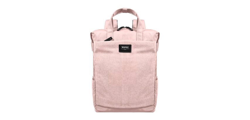 PORT Sac à dos MILANO II ÉCO en velours pour ordinateur portable 14/16"