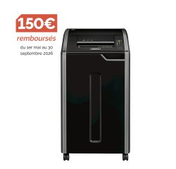 Destructeur Powershred Fellowes 425Ci - coupe croisée
