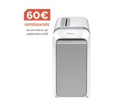 Fellowes LX Series Powershred LX221 destructeur de papier Découpage par micro-broyage 65 dB Blanc