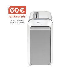Fellowes LX Series Powershred LX221 destructeur de papier Découpage par micro-broyage 65 dB Blanc
